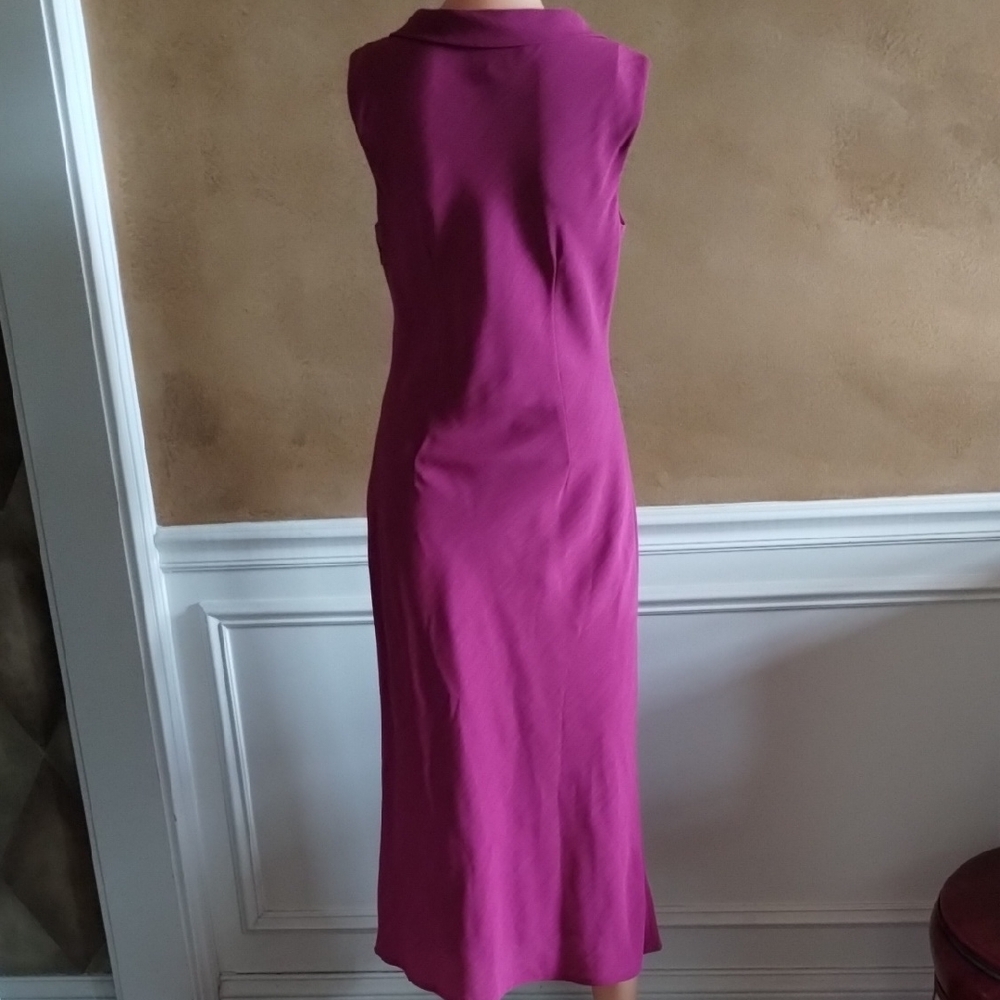 Clifford And Willis Sleeveless Magenta Dress - Picture 2 of 15